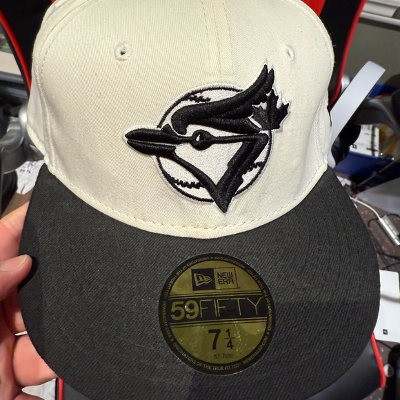 New Era Other - Retro Toronto Blue Jays New Era Black and White Fitted Cap